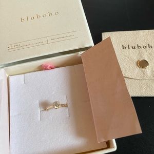 Bluboho 0.5 carat marquesa diamond ring